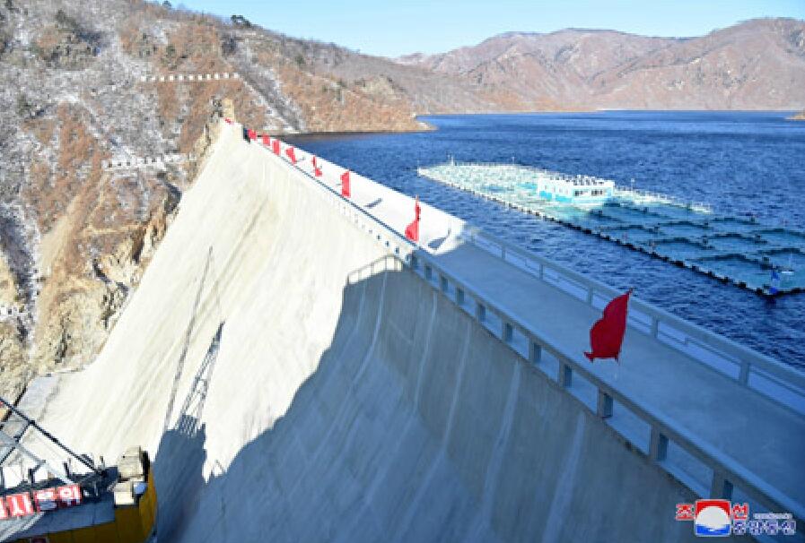 朝鲜八乡水坝竣工 去年被金正恩狠批:30多年未完